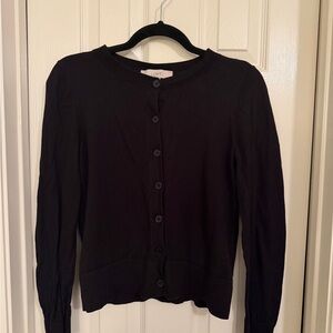 LOFT Women's Classic Black Cardigan